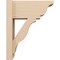 Ekena Millwork 8-in W x 16-in D x 20-in H Funston Trad Rough Cedar Woodgrain TimberThane Outlooker, Primed Tan OUTUR080X16X20FST04RCPR - alternate 2